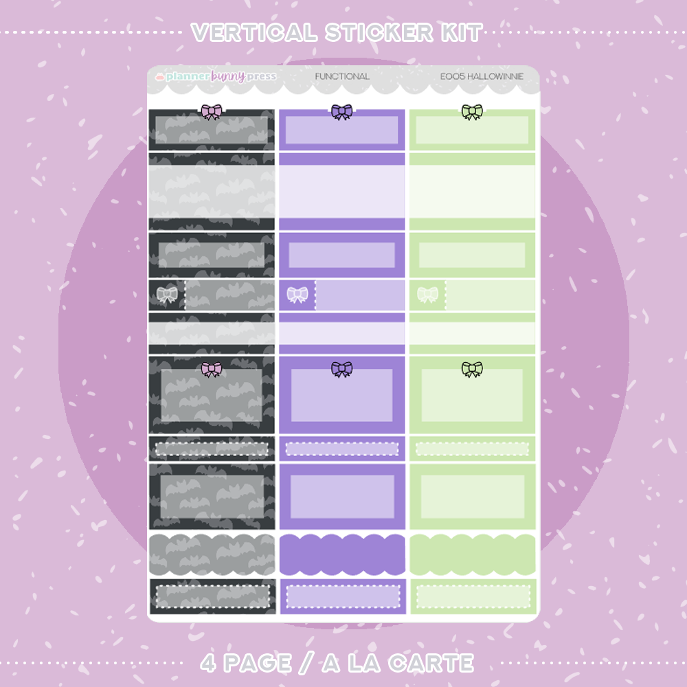 Hallowinnie | Vertical Sticker Kit