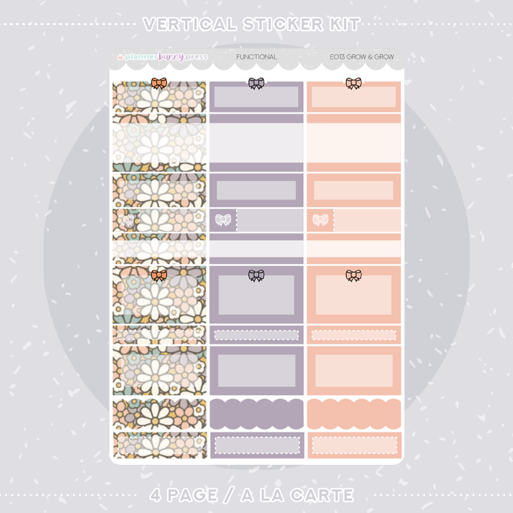 Grow & Grow | Vertical Sticker Kit