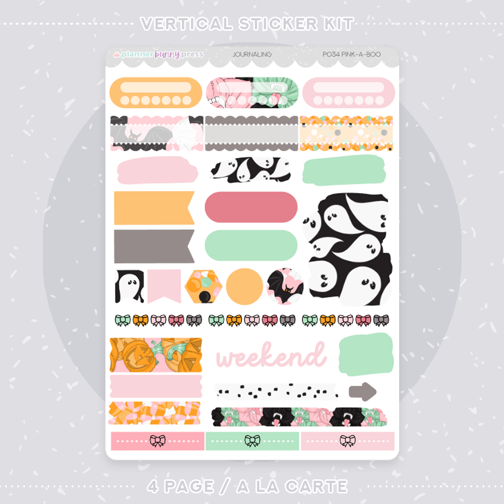 Pink-a-Boo | Vertical Sticker Kit