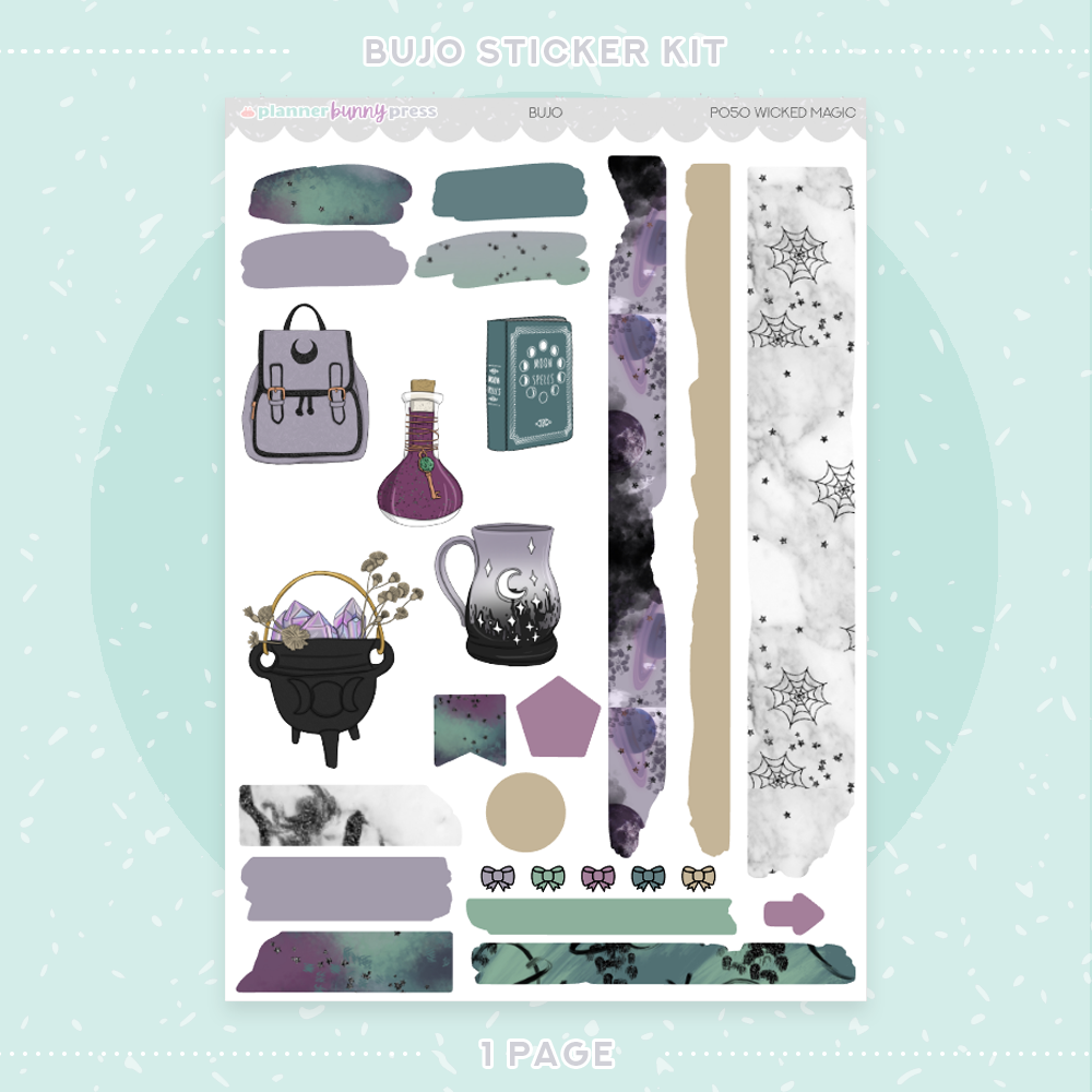 Wicked Magic | Bujo Sticker Kit