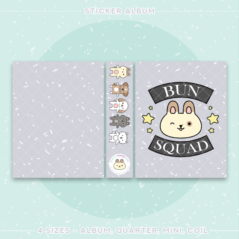 Bunsquad Gray Sticker Album