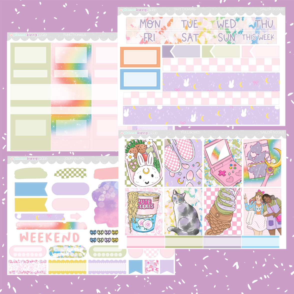 Sailor Scout | Vertical Sticker Kit