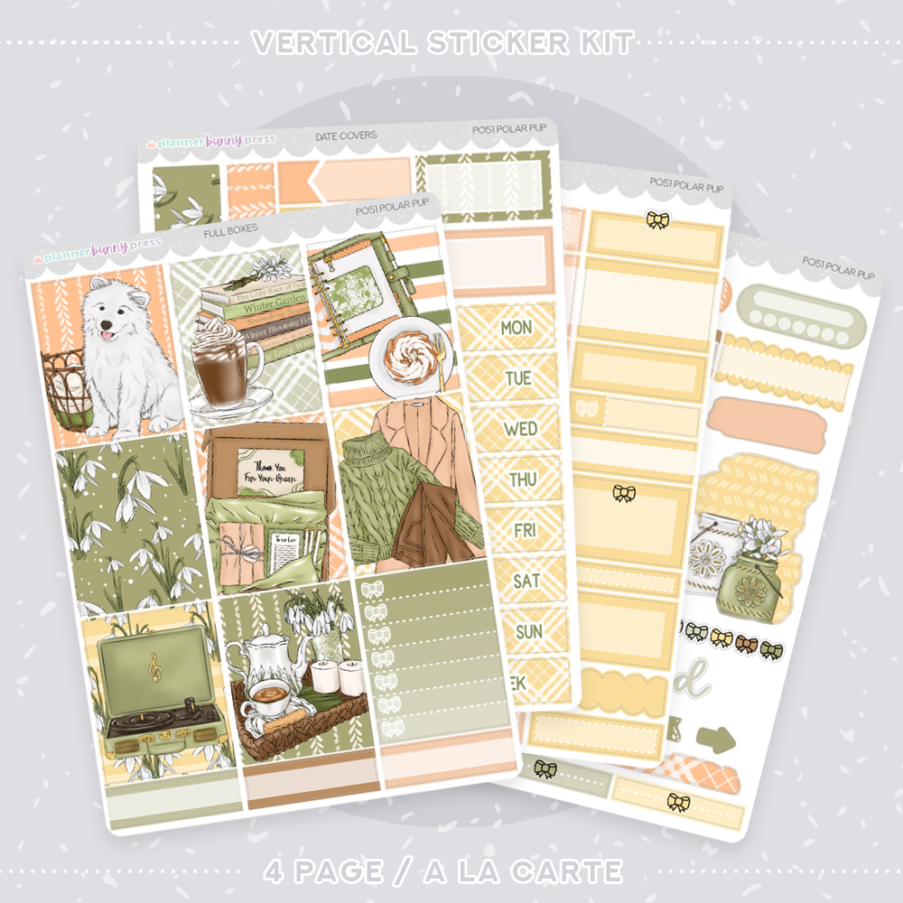 Polar Pup | Vertical Sticker Kit