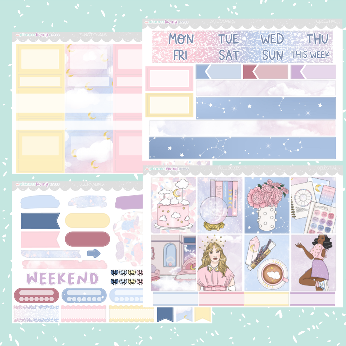 Celestial | Vertical Sticker Kit
