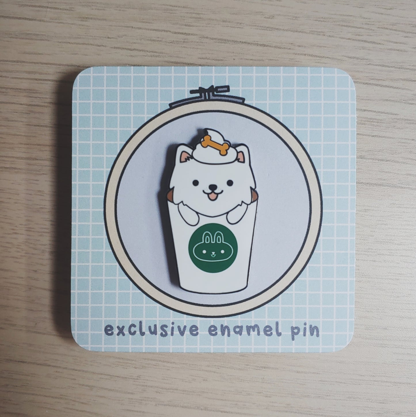 Puppaccino Enamel Pin