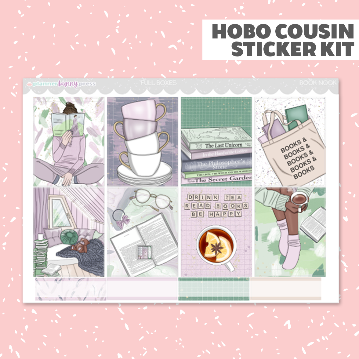 Book Nook | Hobonichi Cousin Sticker Kit