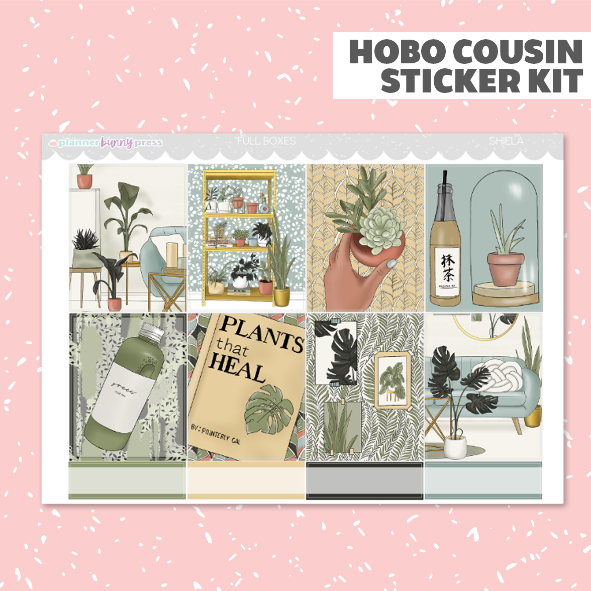 Shiela | Hobonichi Cousin Sticker Kit