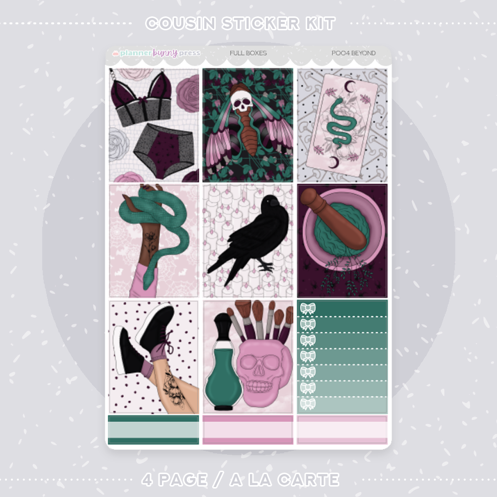 Beyond | Hobonichi Cousin Sticker Kit