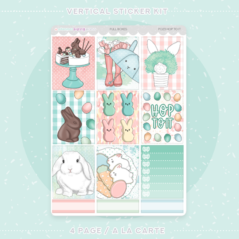 Hop To It | Vertical Sticker Kit