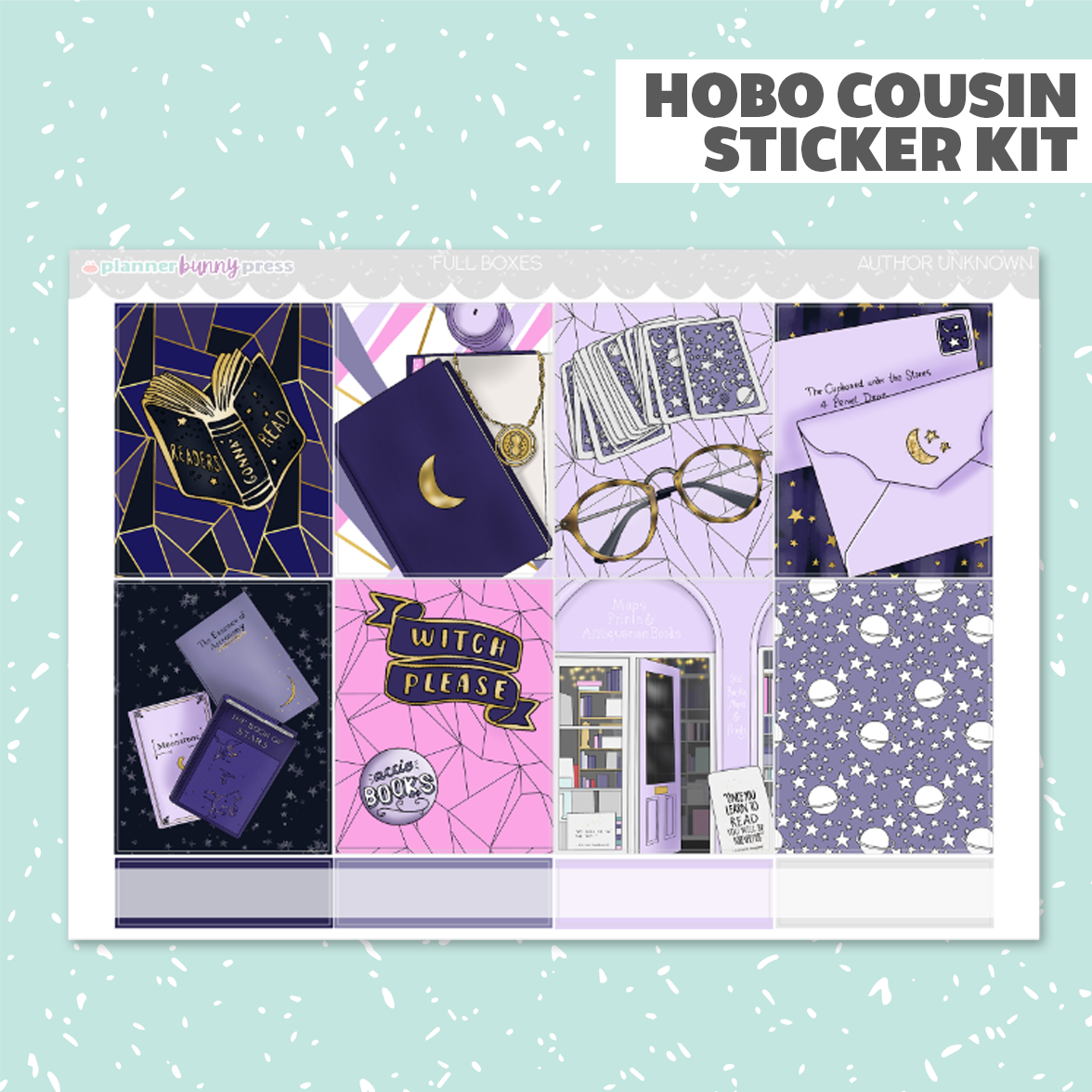 Author Unknown | Hobonichi Cousin Sticker Kit