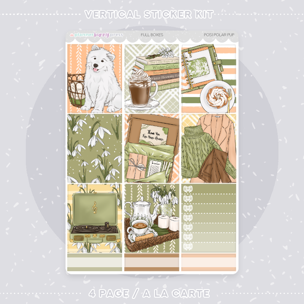 Polar Pup | Vertical Sticker Kit
