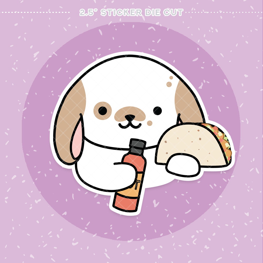 Taco Night Sticker Die Cut