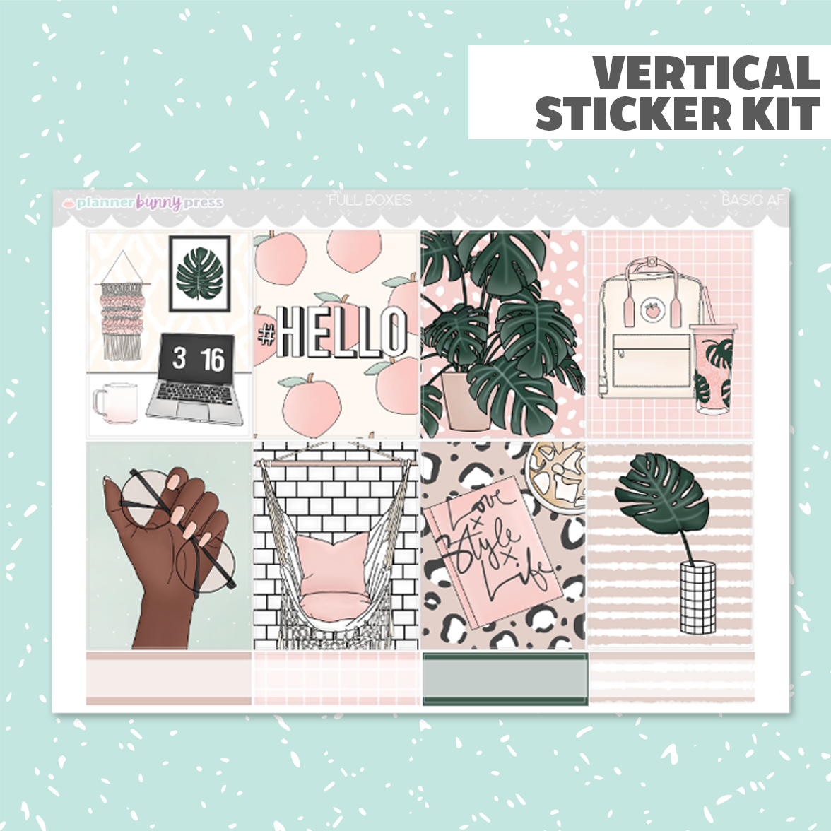 Basic AF | Vertical Sticker Kit