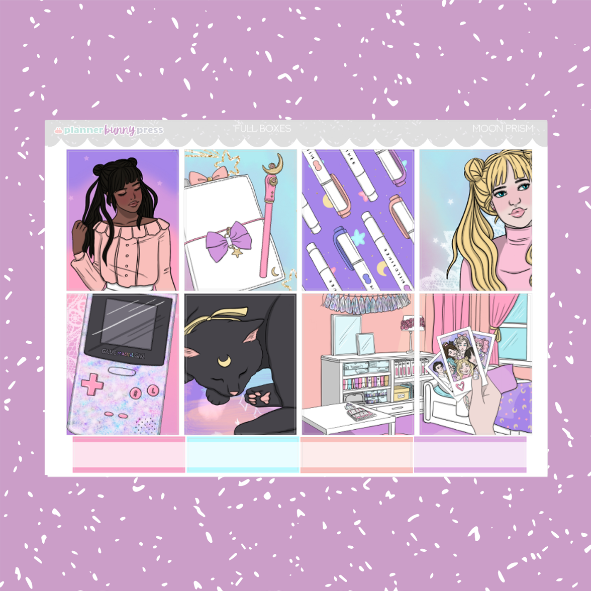 Moon Prism | Vertical Sticker Kit