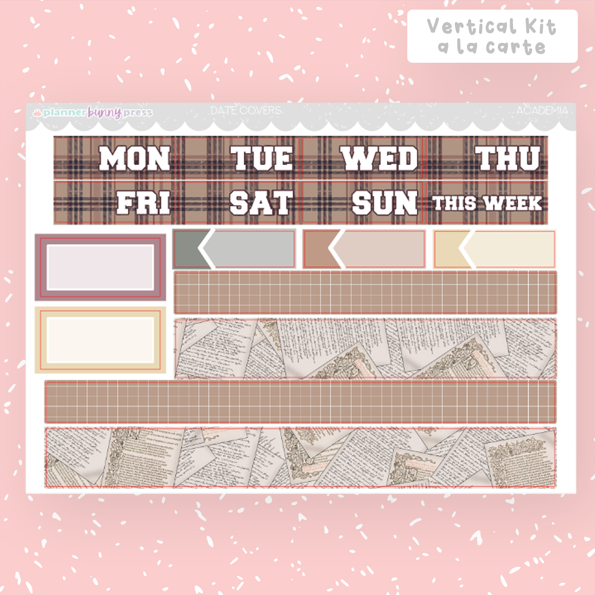 Academia | Vertical Sticker Kit