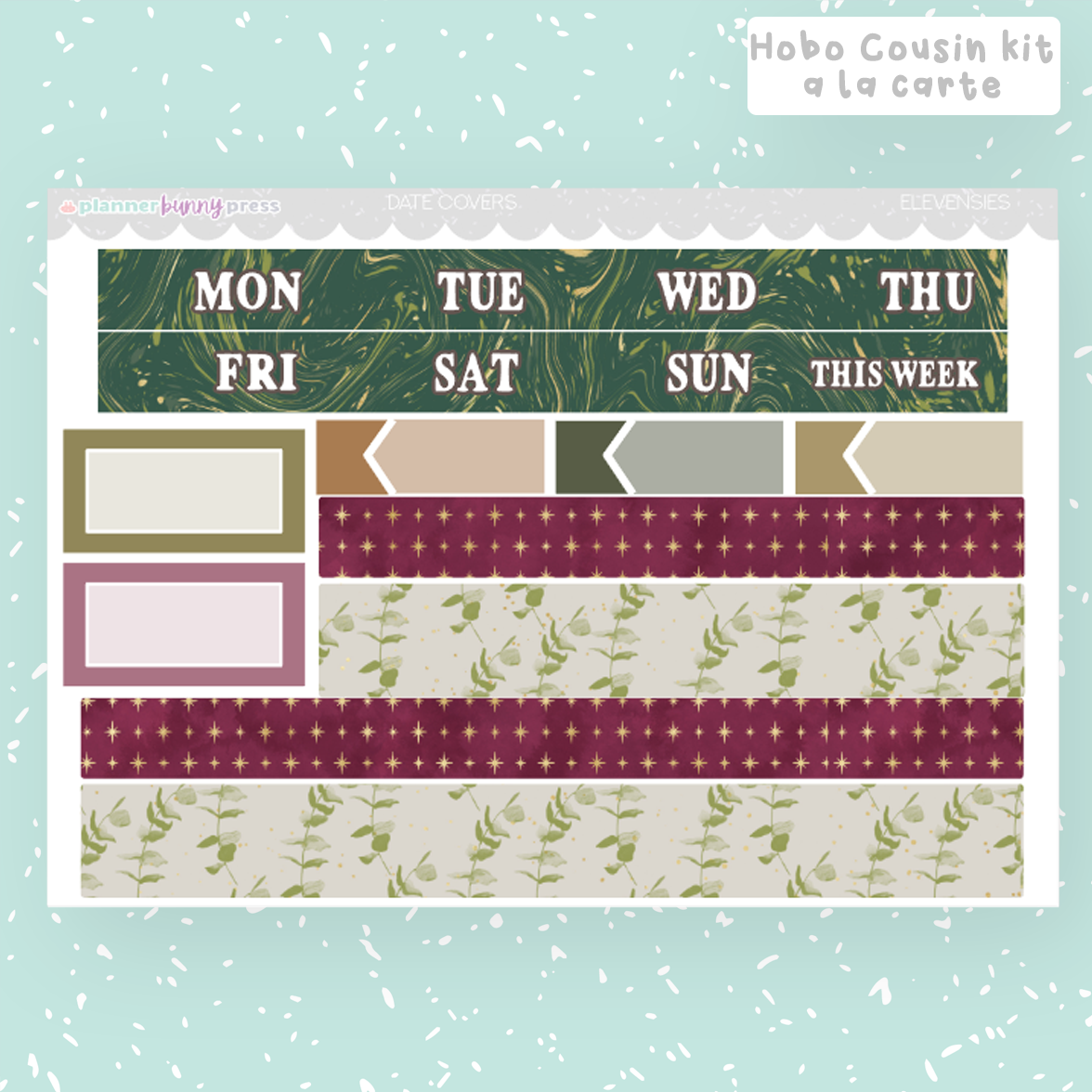 Elevensies | Hobonichi Cousin Sticker Kit