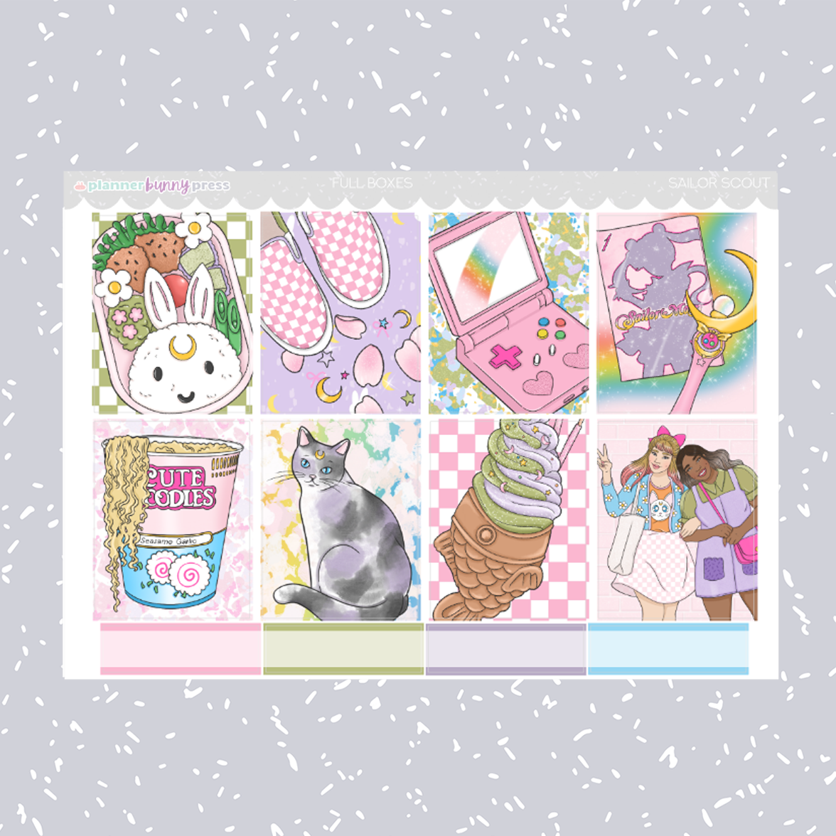 Sailor Scout | Hobonichi Cousin Sticker Kit