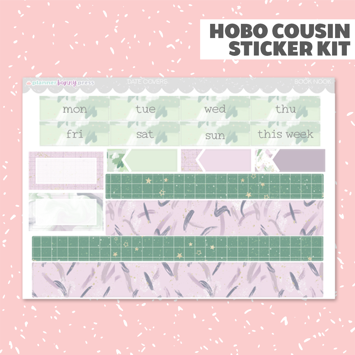 Book Nook | Hobonichi Cousin Sticker Kit