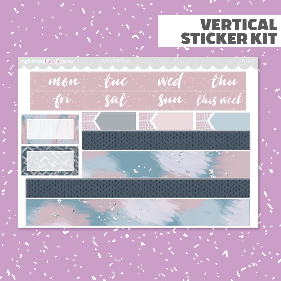 Cozy | Vertical Sticker Kit