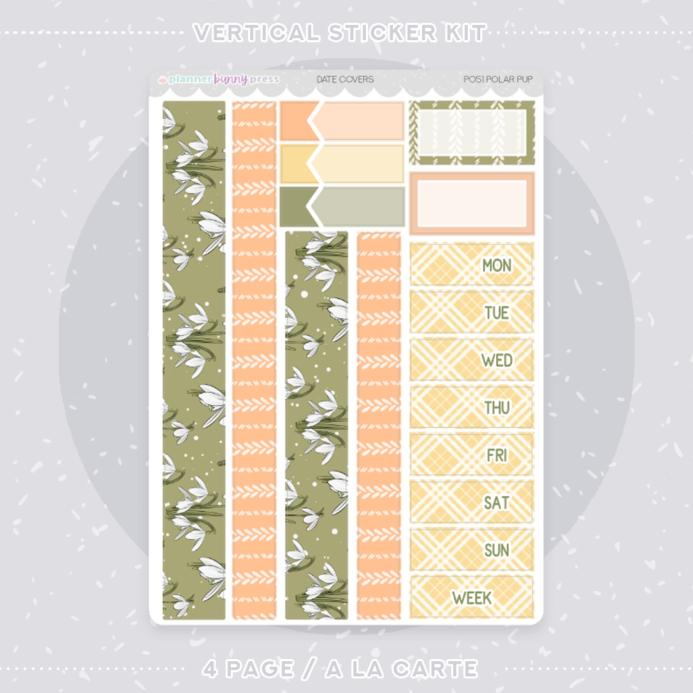 Polar Pup | Vertical Sticker Kit