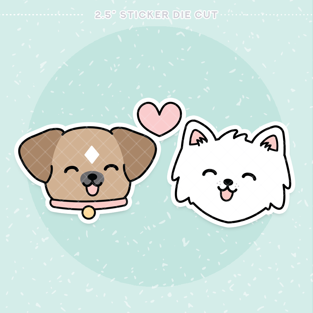 Bunny Love Sticker Die Cut