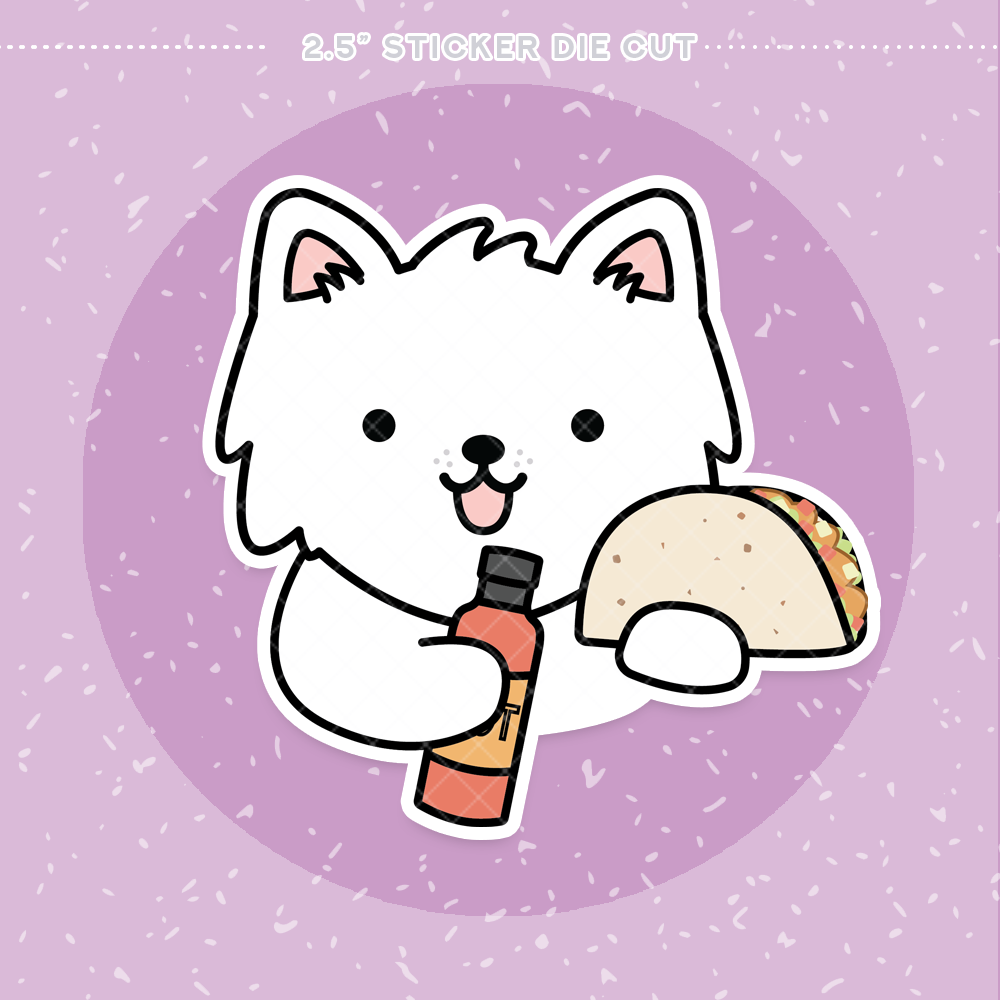 Taco Night Sticker Die Cut