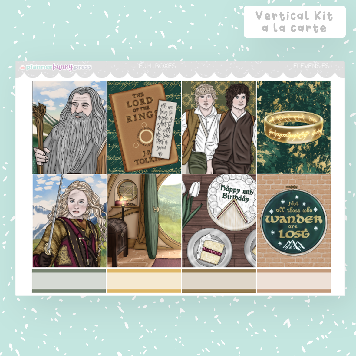 Elevensies | Vertical Sticker Kit