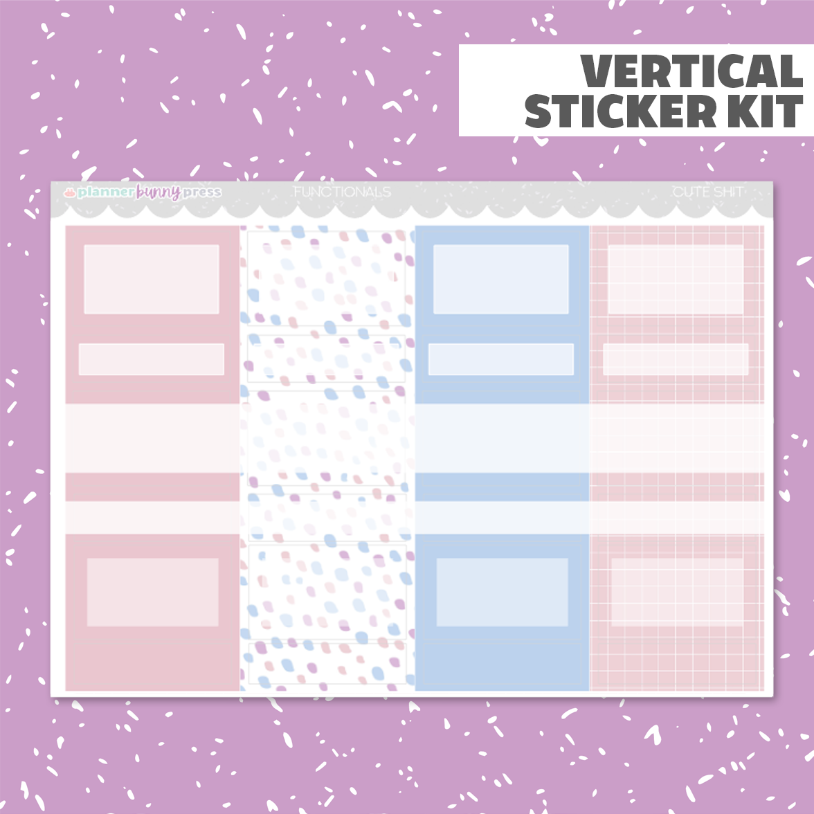 Cute Shit | Vertical Sticker Kit