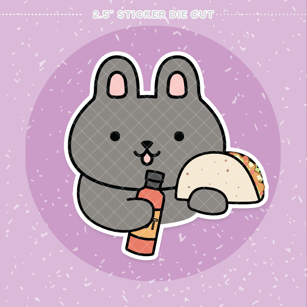 Taco Night Sticker Die Cut
