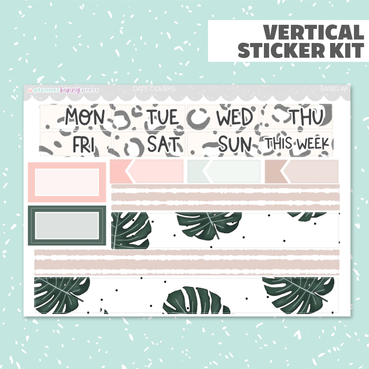 Basic AF | Vertical Sticker Kit