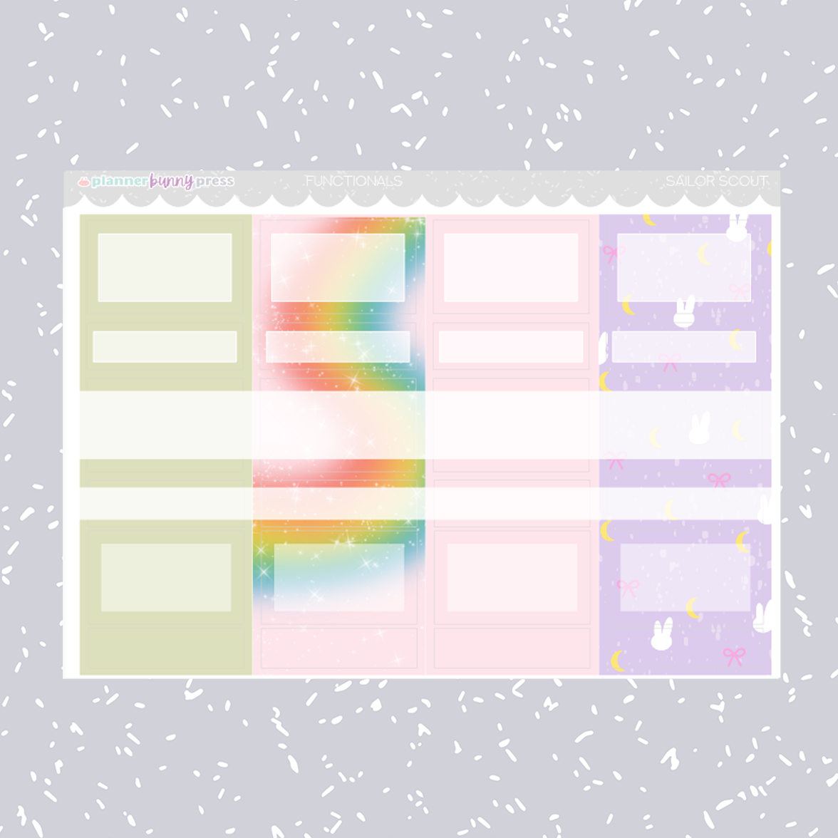 Sailor Scout | Hobonichi Cousin Sticker Kit