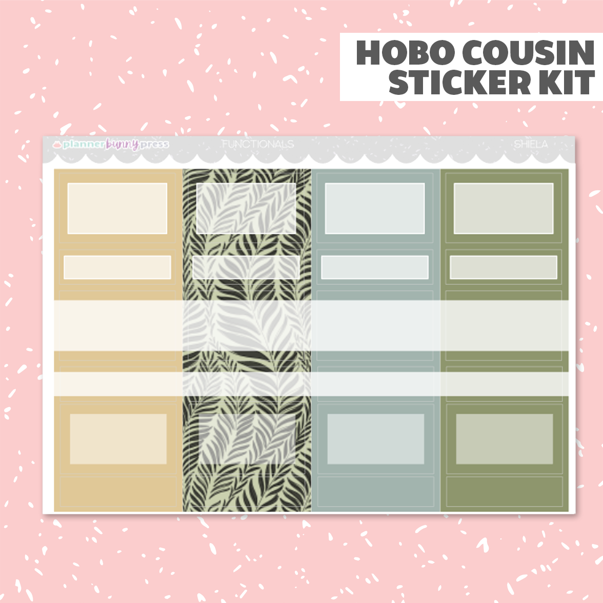 Shiela | Hobonichi Cousin Sticker Kit