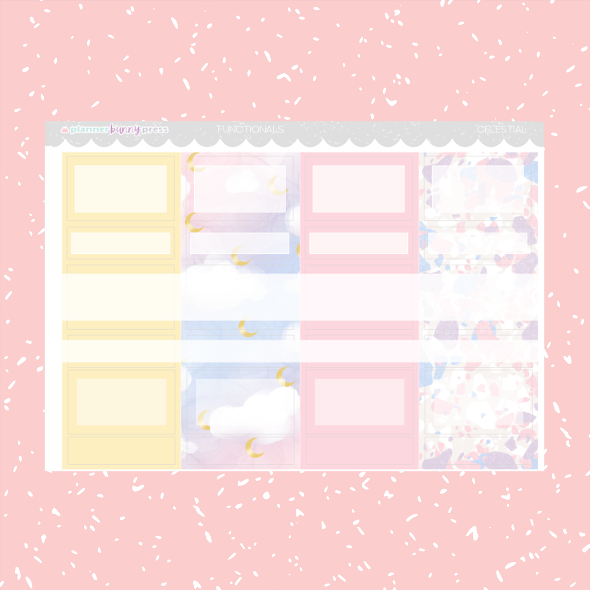 Celestial | Hobonichi Cousin Sticker Kit