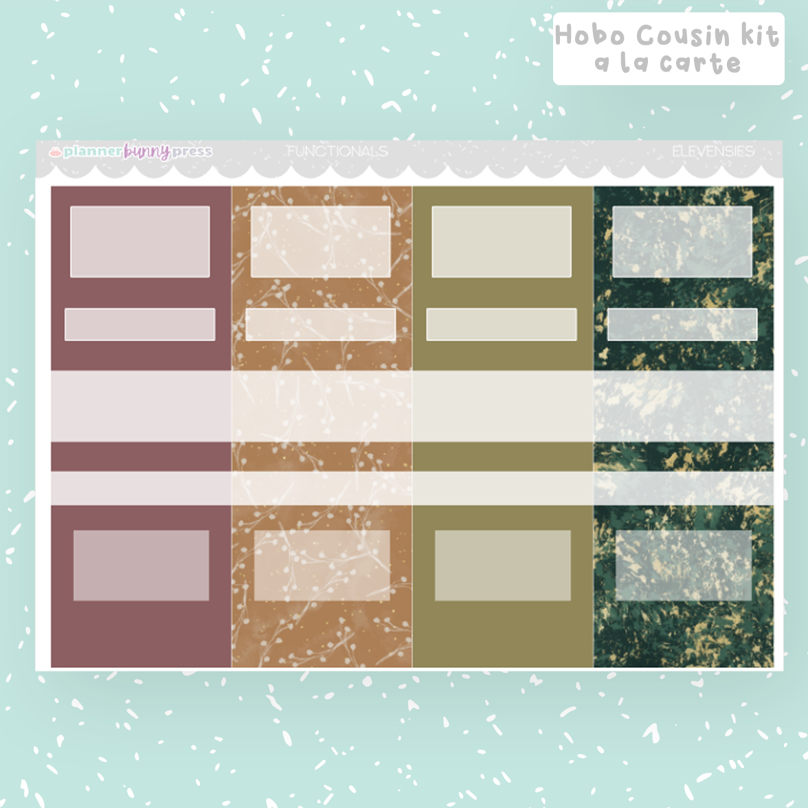 Elevensies | Hobonichi Cousin Sticker Kit