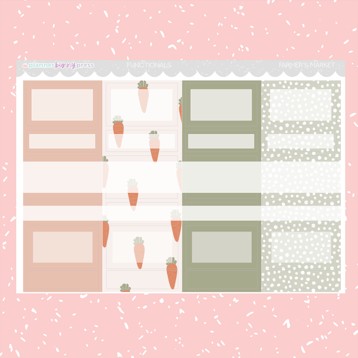 Farmer's Market | Hobonichi Cousin Sticker Kit