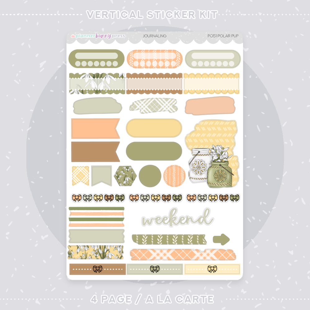 Polar Pup | Vertical Sticker Kit