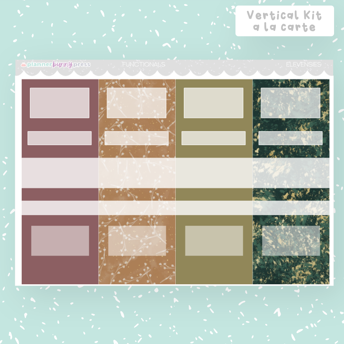 Elevensies | Vertical Sticker Kit