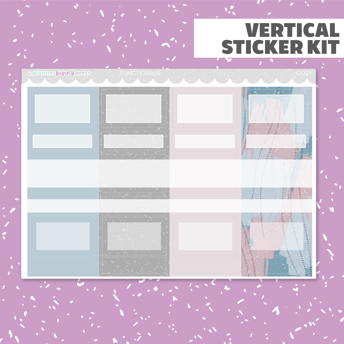 Cozy | Vertical Sticker Kit