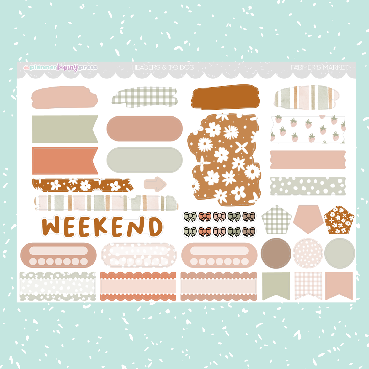 Farmer's Market | Vertical Sticker Kit