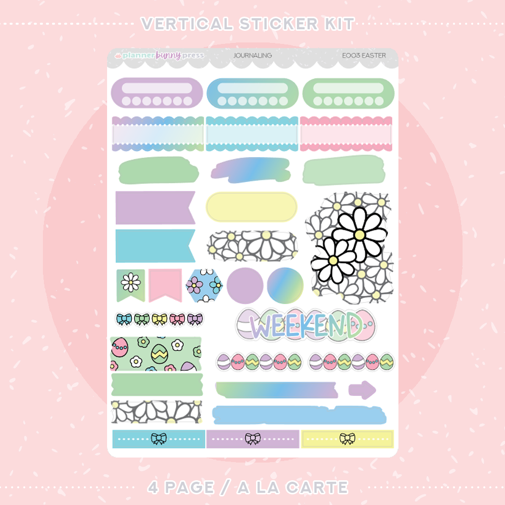 Easter | Vertical Sticker Kit