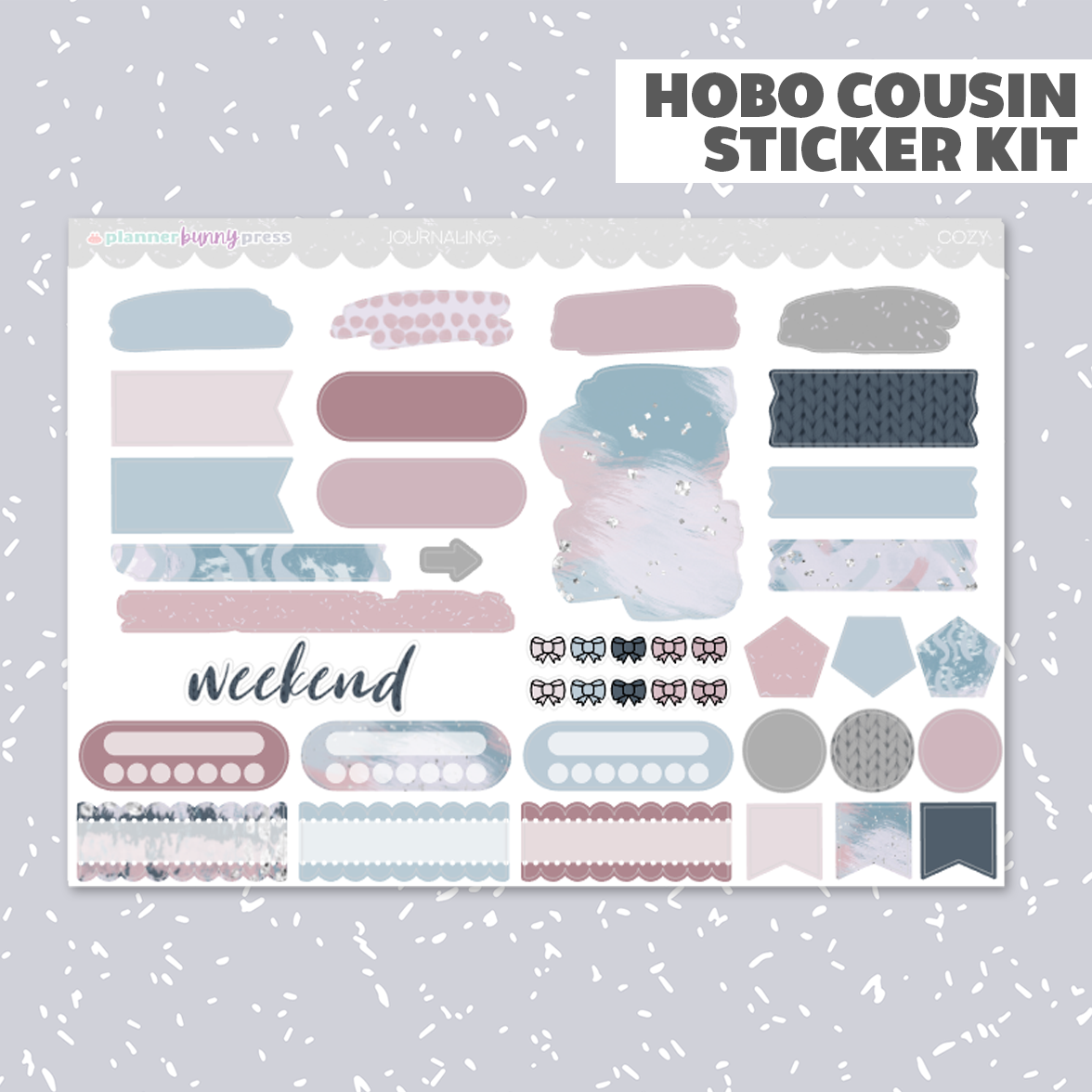 Cozy | Hobonichi Cousin Sticker Kit