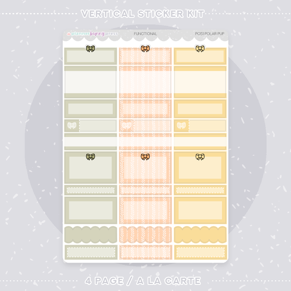 Polar Pup | Vertical Sticker Kit