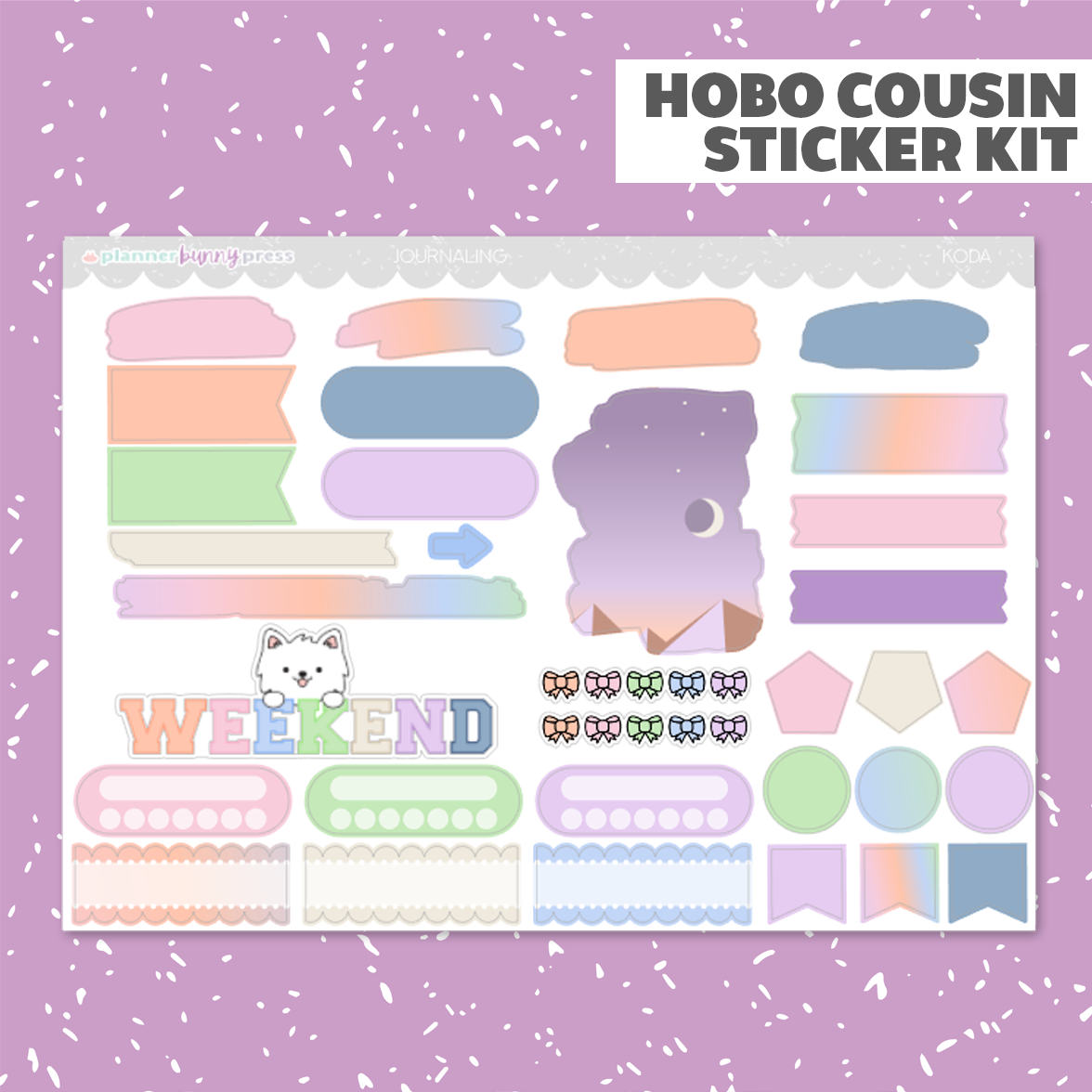 Koda | Hobonichi Cousin Sticker Kit