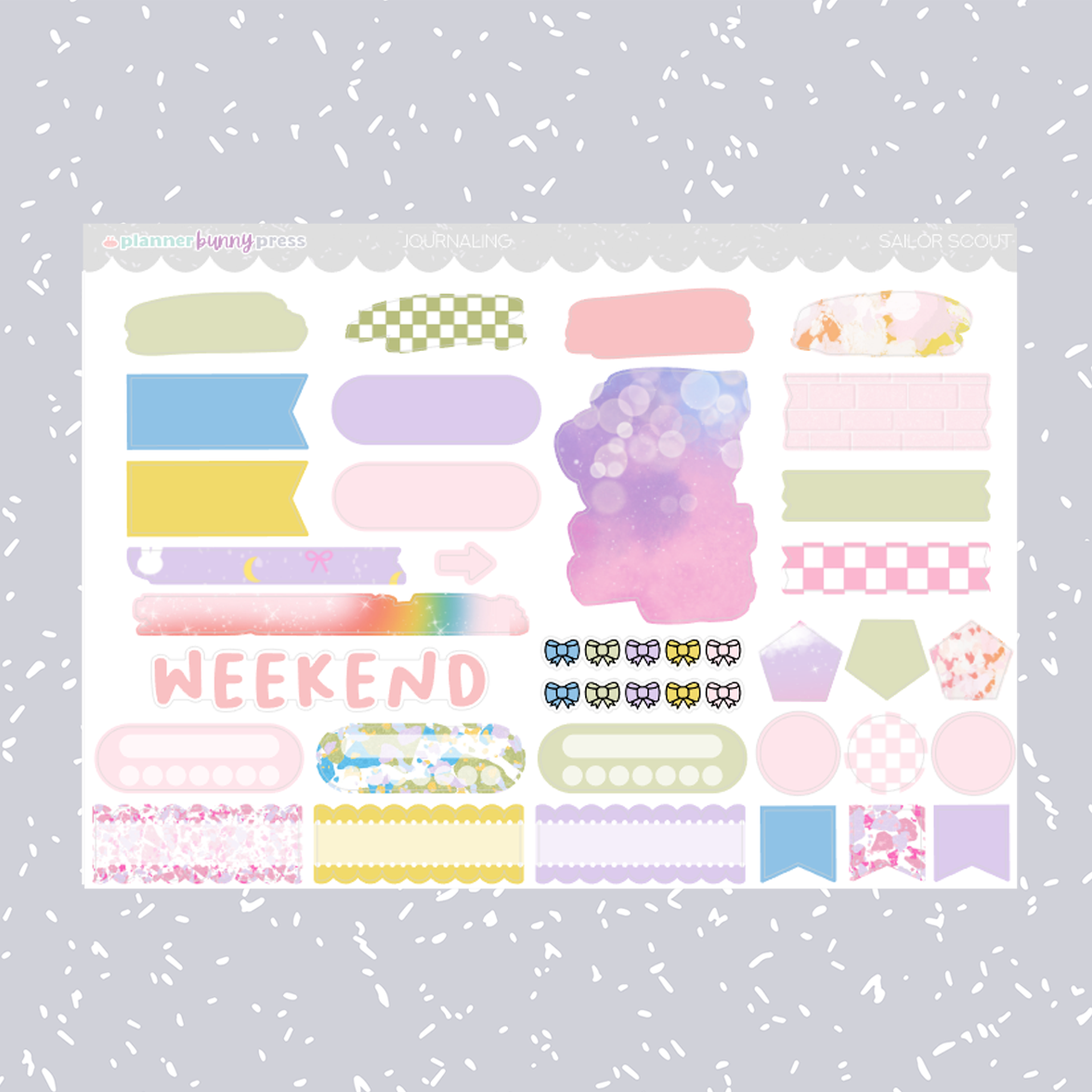 Sailor Scout | Hobonichi Cousin Sticker Kit