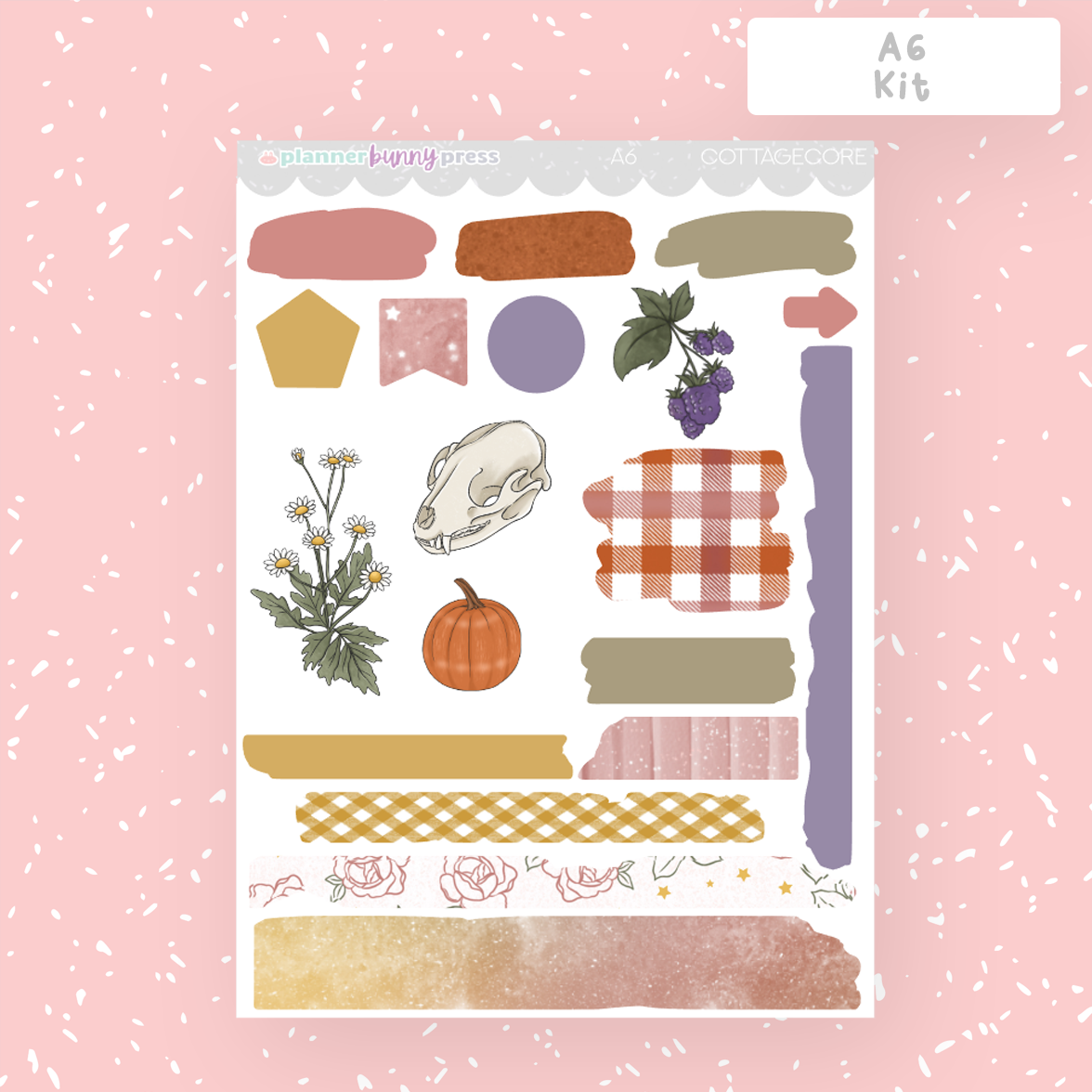 Cottagecore | A6 Sticker Kit