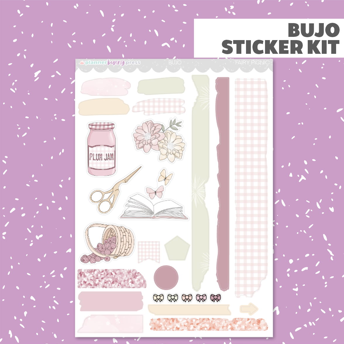 Fairy Picnic | Bujo Sticker Kit