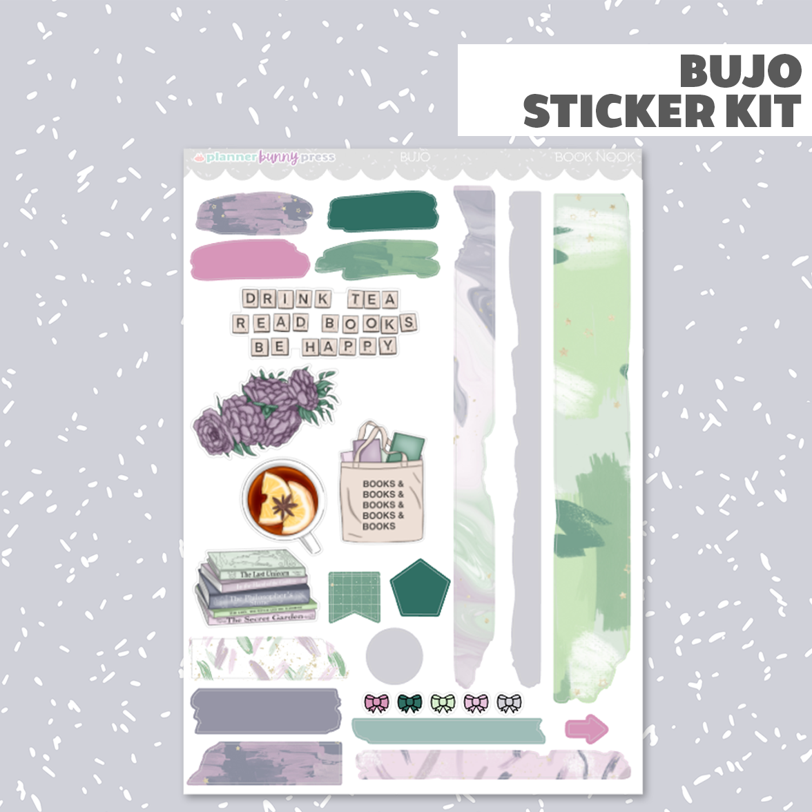 Book Nook | Bujo Sticker Kit