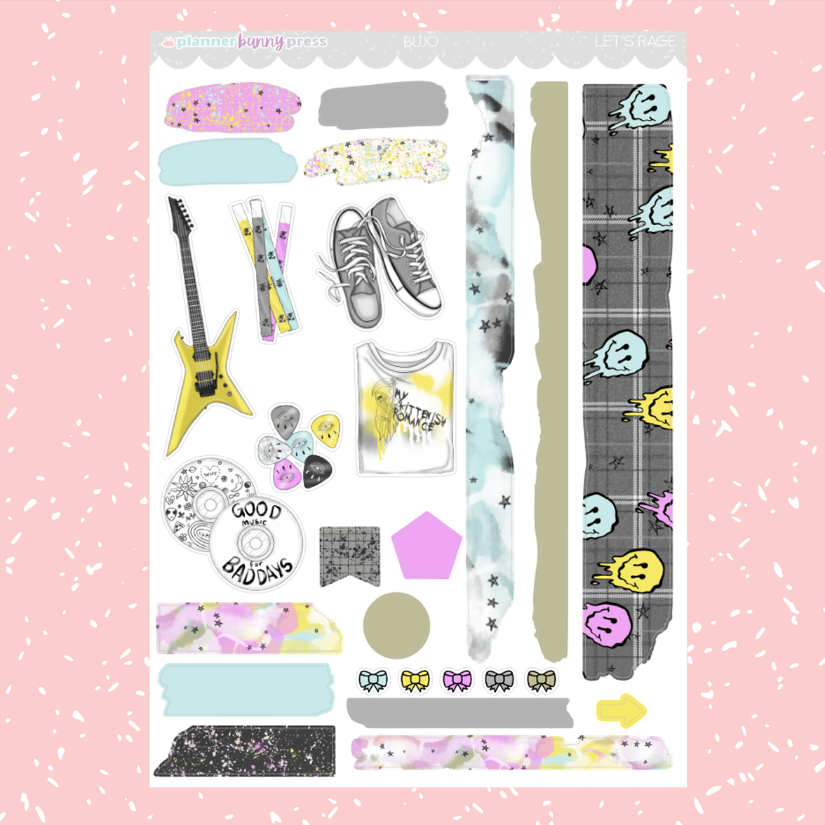 Let's Rage | Bujo Sticker Kit