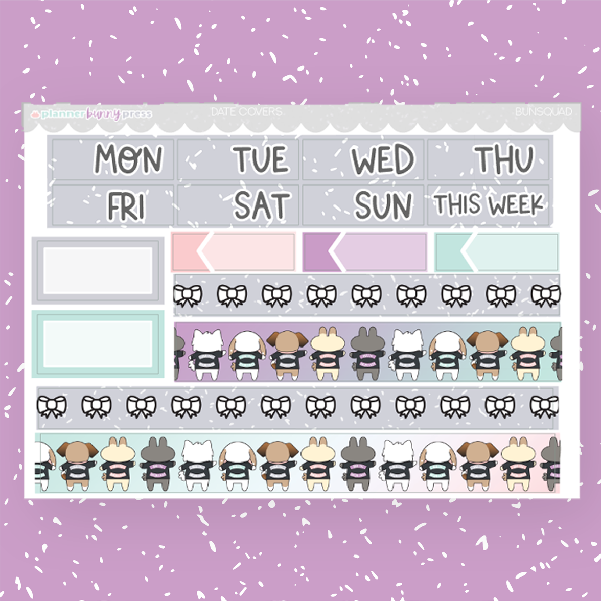 Bunsquad | Hobonichi Cousin Sticker Kit