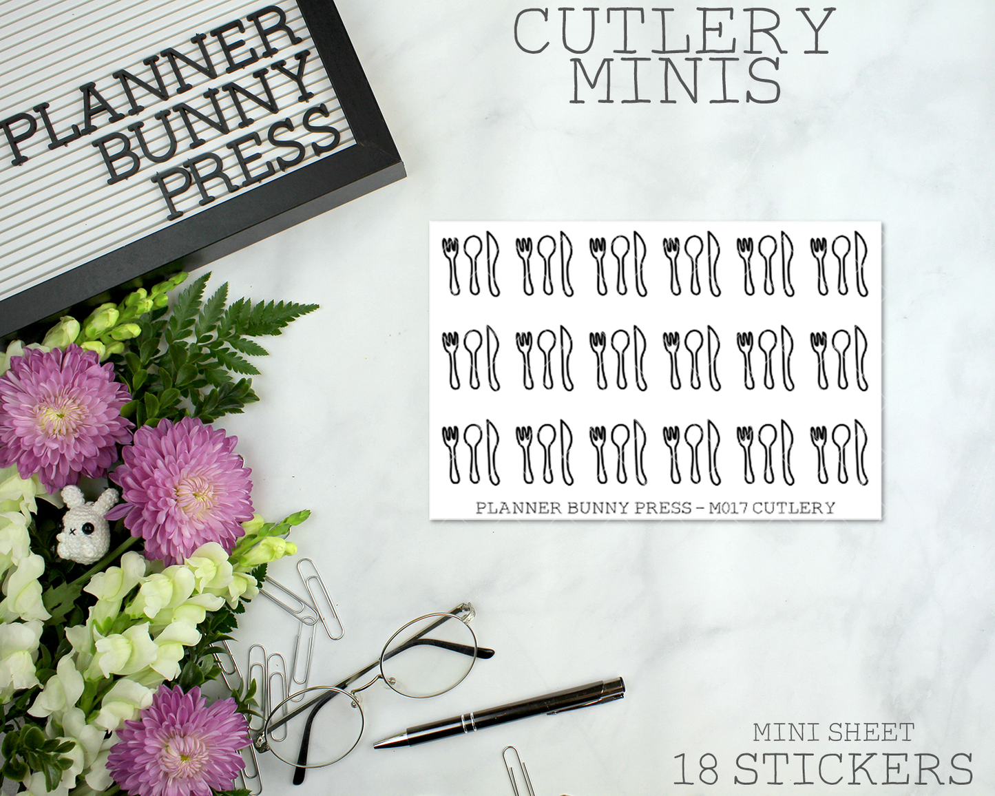 Cutlery Minis | Doodle Icon